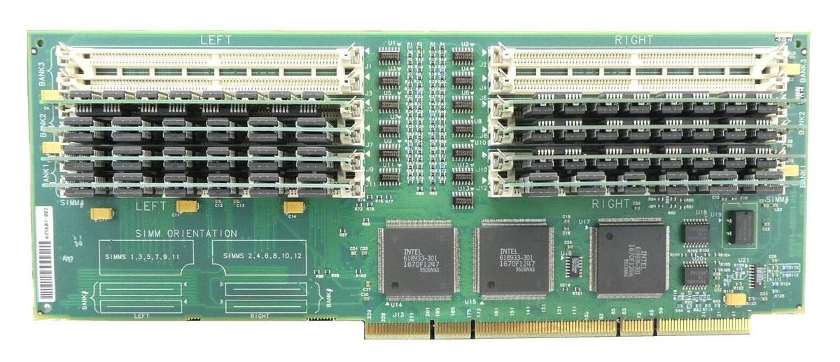 Used Phoenix Technologies 625607-002 SIMM Bank PCB HYM536410AM-60 Working Surplus