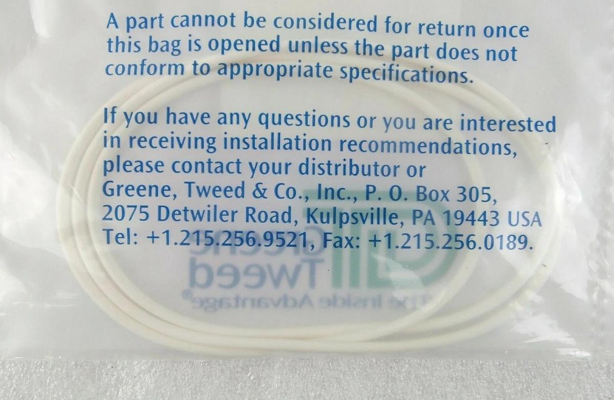 Green Tweed N035335979SS513 O-Ring Reseller Lot of 2 AMAT CVD Chamber 5200 New