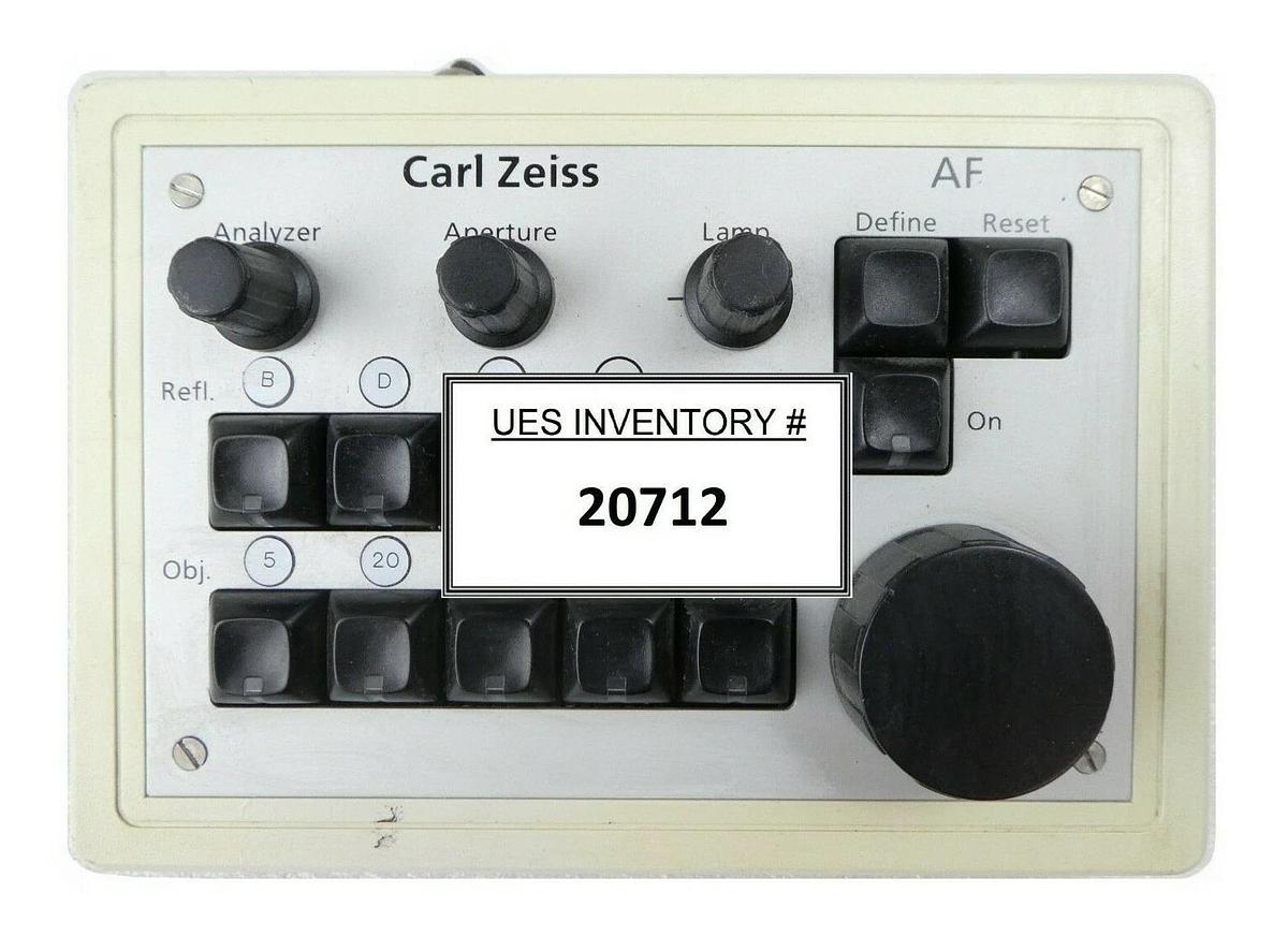 Used Carl Zeiss 457493 Microscope Analyzer Aperture AF Remote Controller Working
