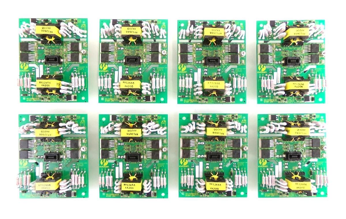 Used Kyosan Electric AR12666PA020C PCB HFAMP-DRV Reseller Lot of 8 Working Surplus