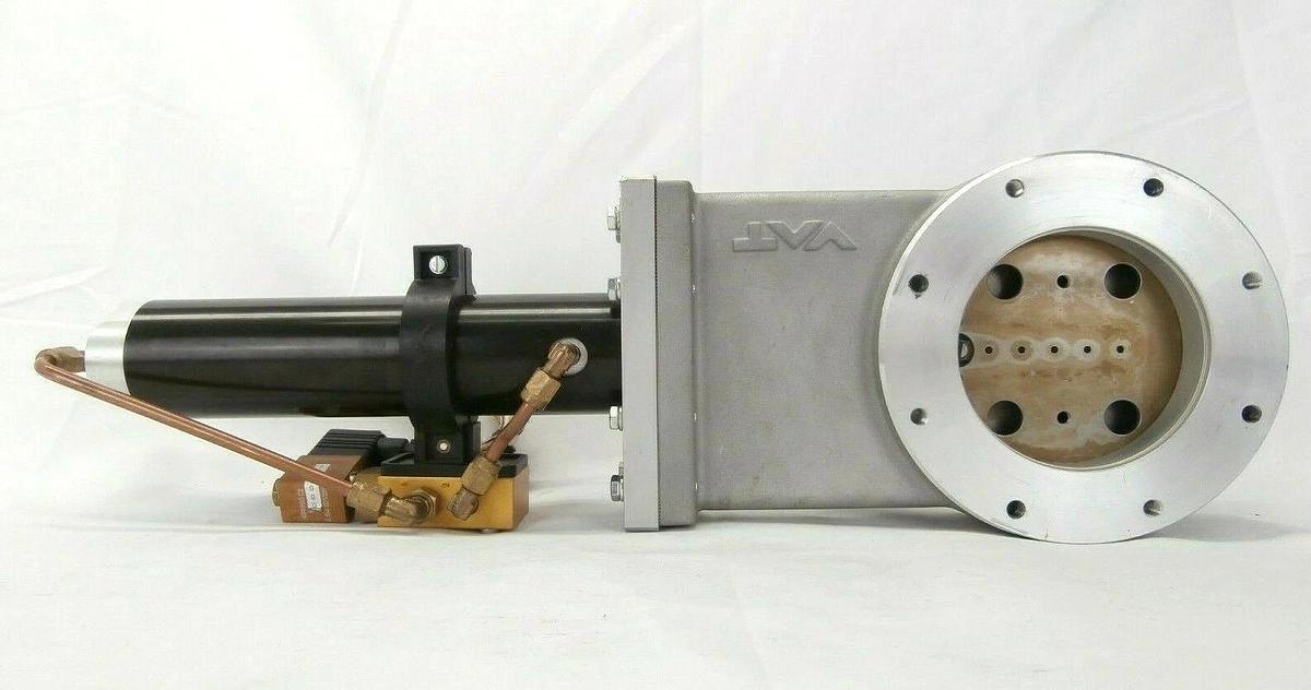 Used VAT F12-60366 Pneumatic Gate Valve 4" Plasma-Therm SLR 770 Working Spare