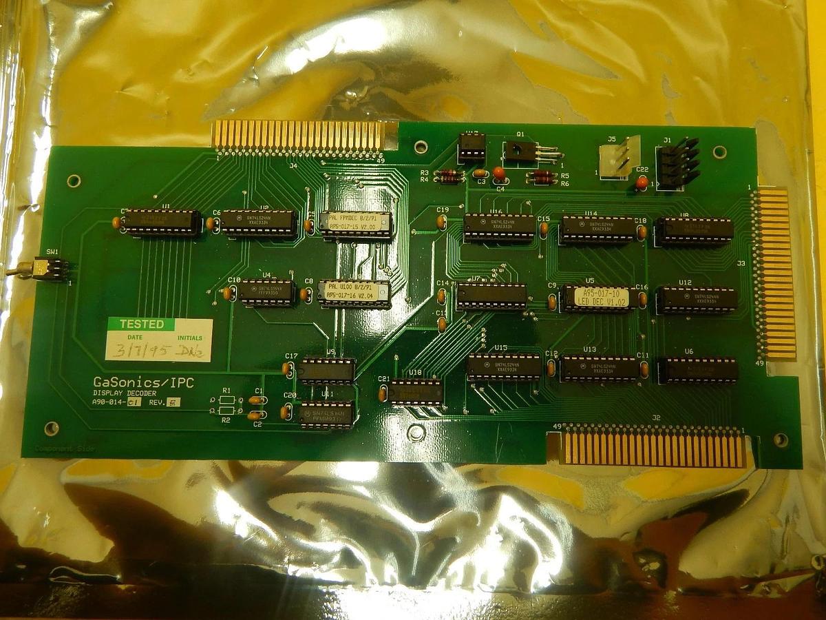 Used GaSonics IPC A90-014-01 Display Decoder PCB A89-014-01 A-2000LL Used Working