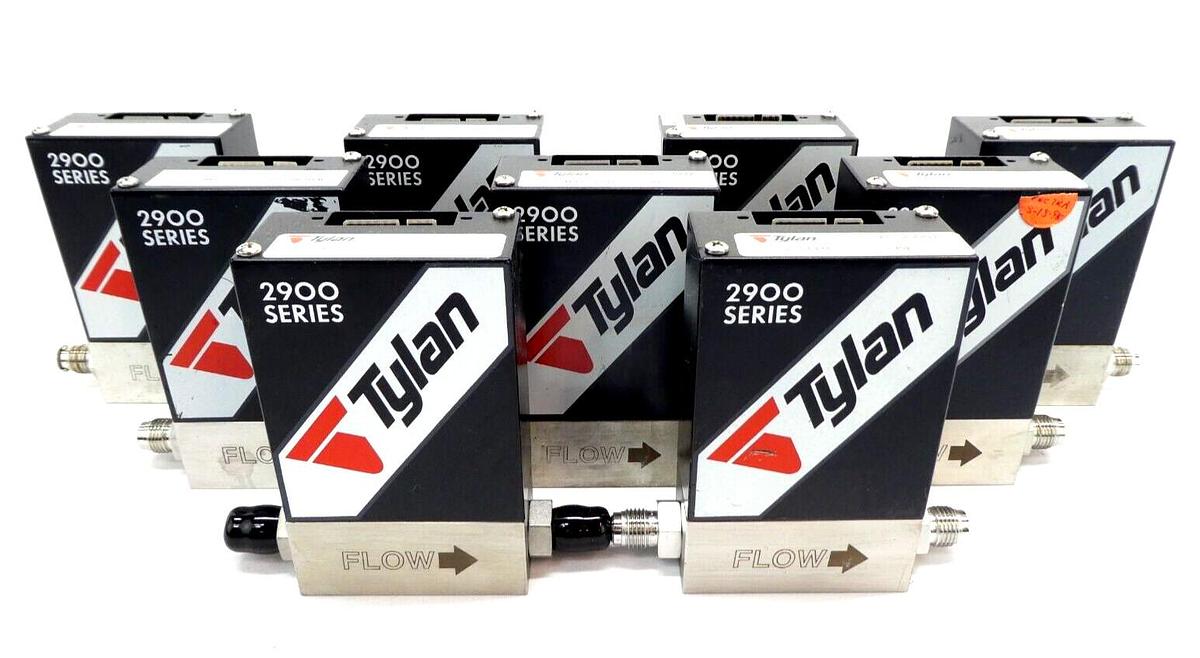 Used Tylan 2900 Series Mass Flow Controller MFC FC-2900V FC-2900MEP Reseller Lot of 9
