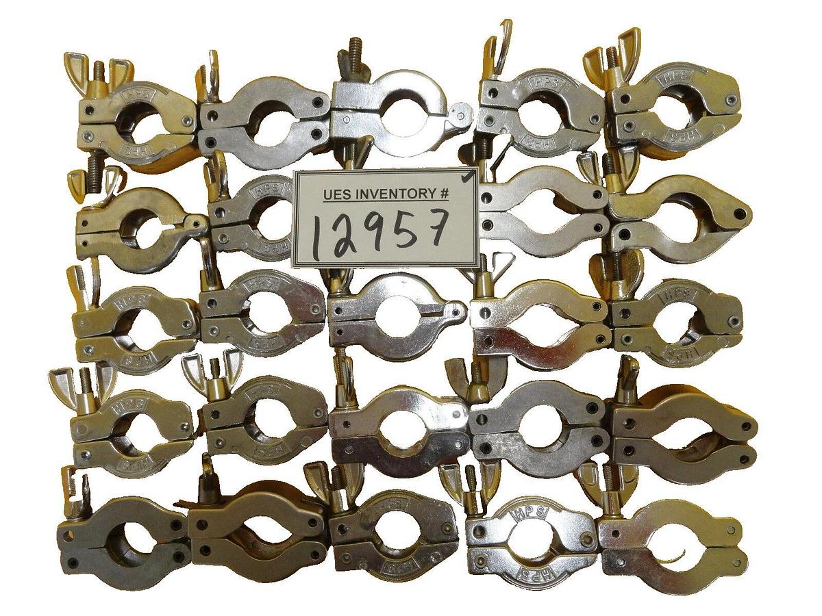 Used Vacuum Wing Nut Clamp NW16 KF Reseller Lot of 25 MKS Edwards Nor-Cal HPS Working