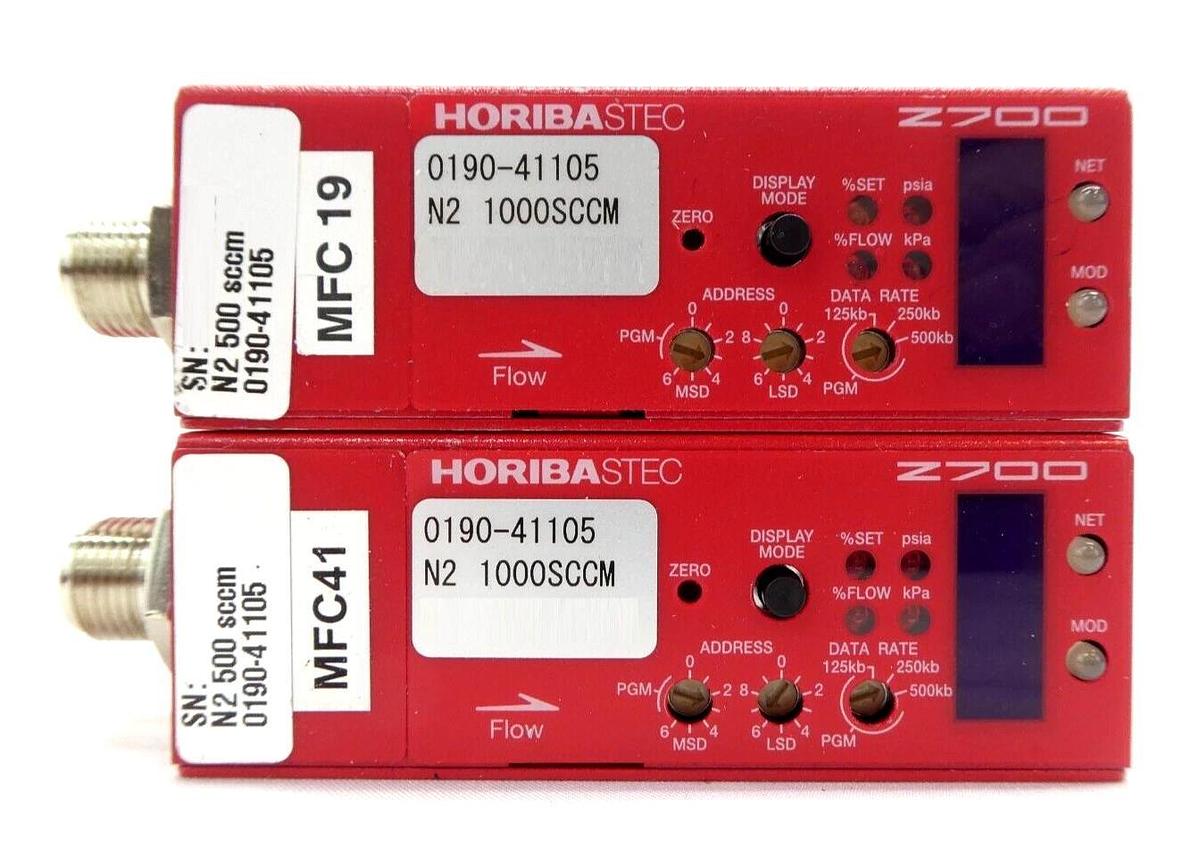 Used Horiba STEC SEC-Z714AGX Mass Flow Controller MFC Z700 Lot of 12 Working Surplus