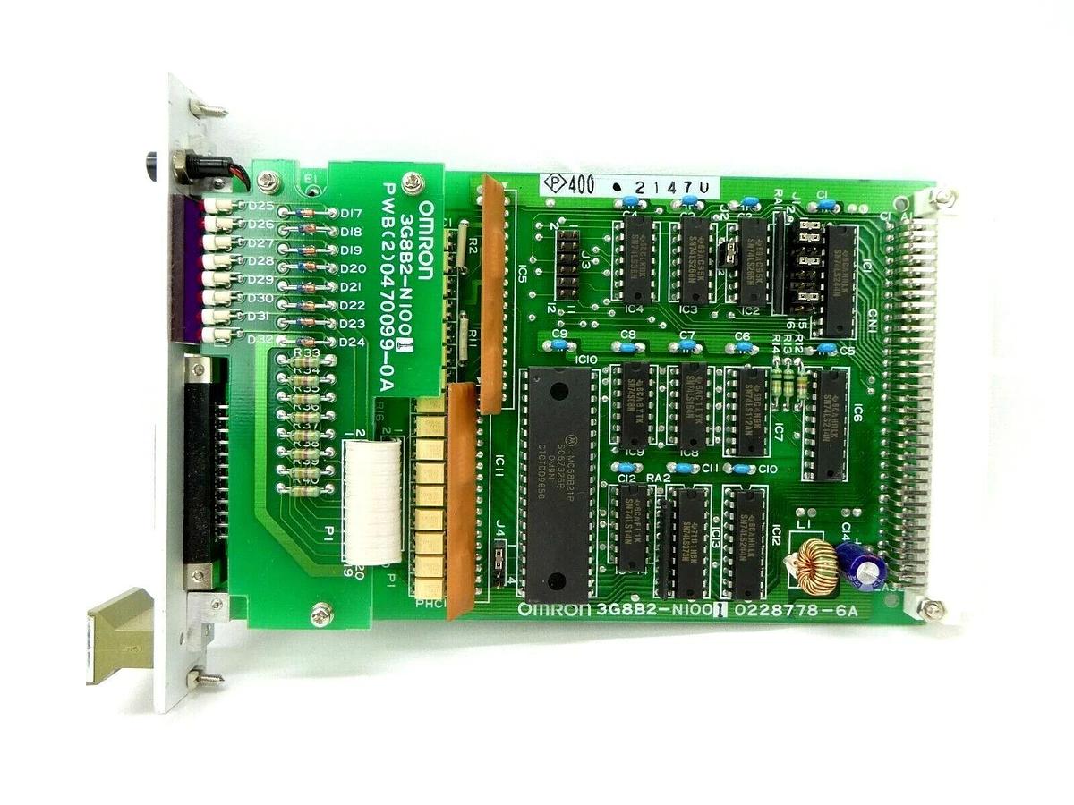 Used Omron 3G8B2-NI001 PCB Card NI001 TEL Tokyo Electron 3286-002066-1 P-8 Working