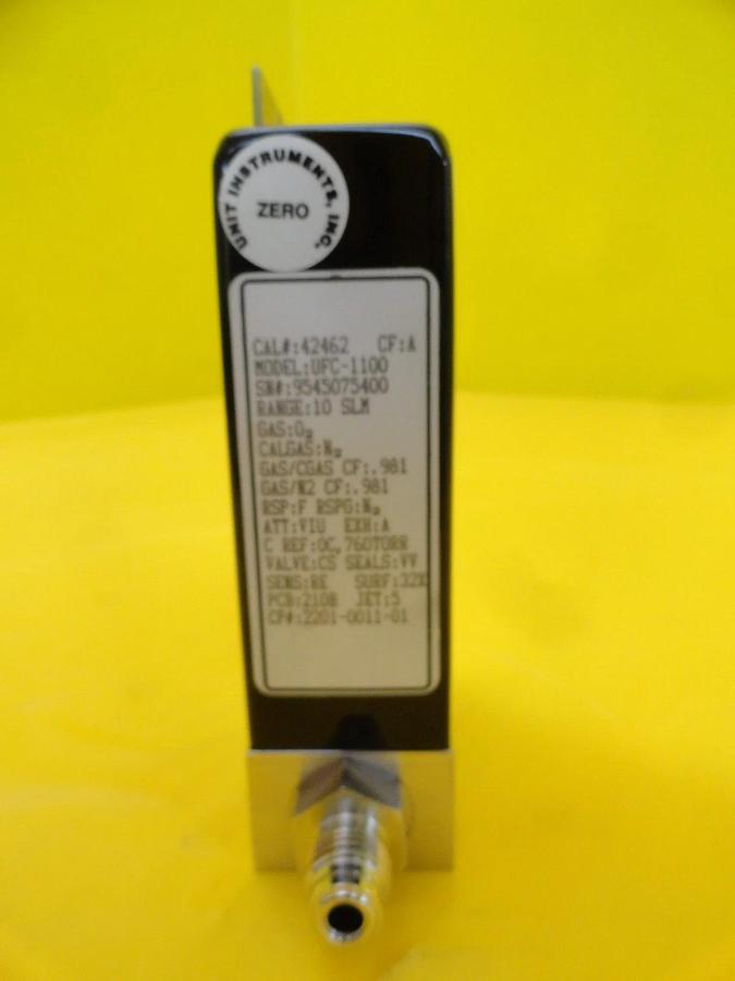 Used UNIT Instruments UFC-1100 Mass Flow Controller 10 SLM O2 Used Working