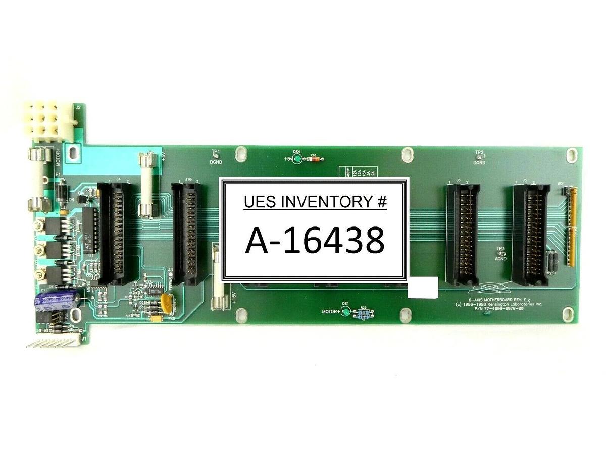 Used Kensington 77-4000-6076-00 6-Axis Motherboard PCB Card Rev. F.2 Working Spare