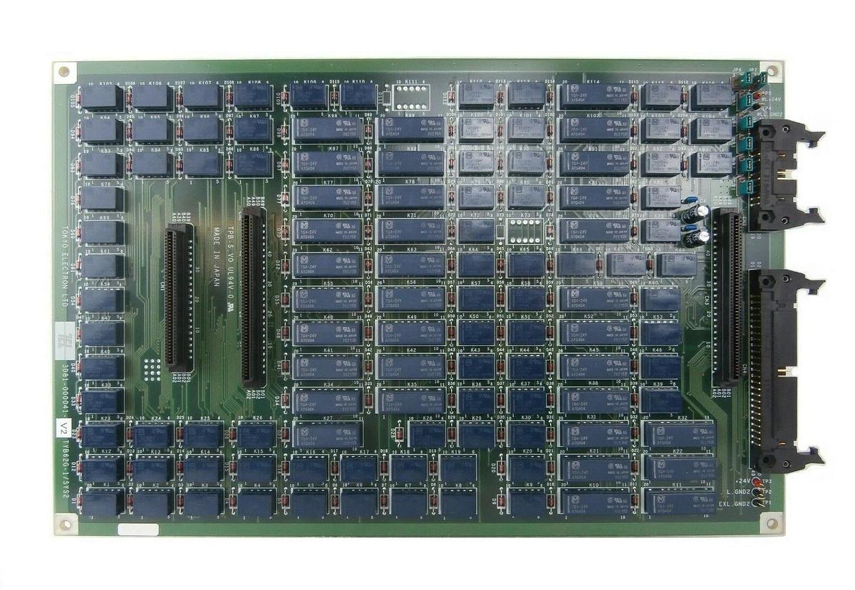Used TEL Tokyo Electron 3D81-000041-V2 Processor PCB TYB62G-1/SYS2 T-3044SS Working