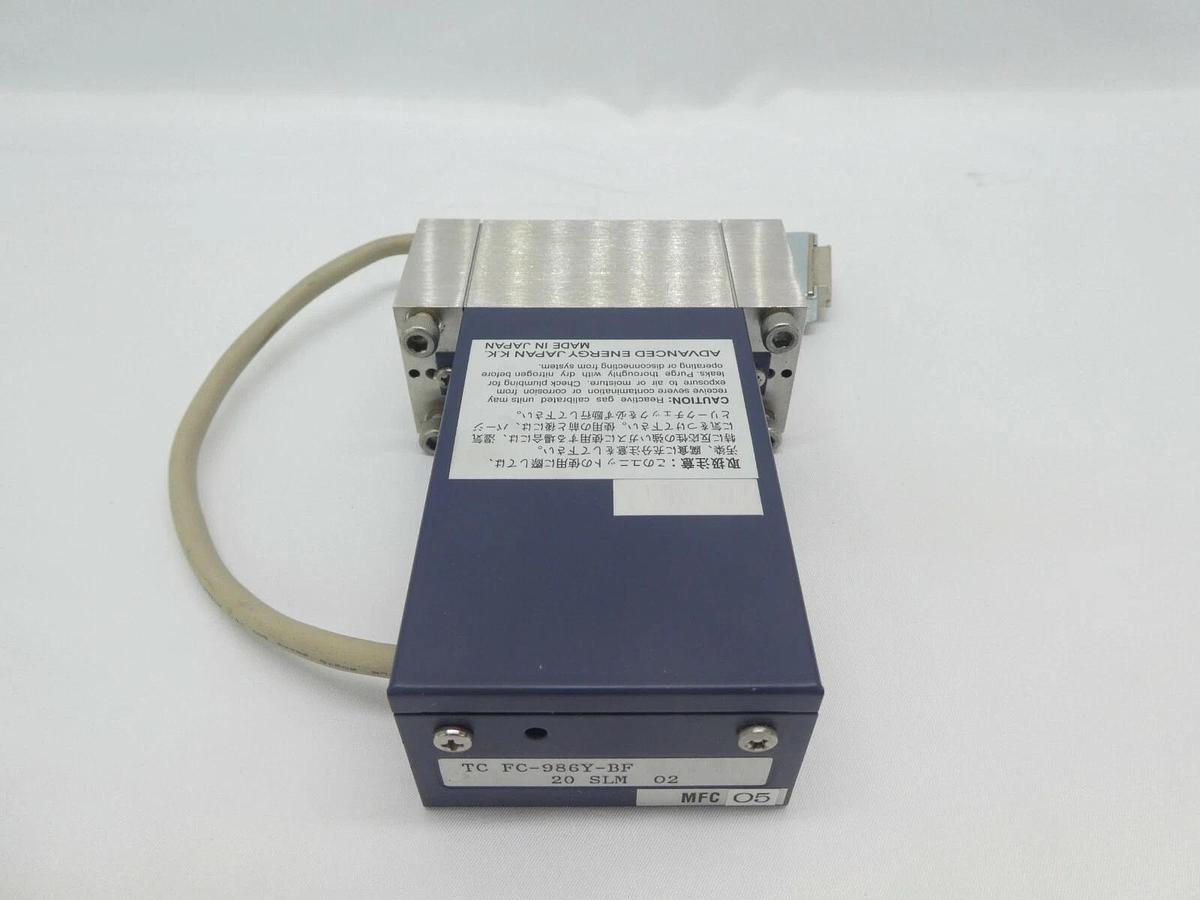 Used Aera TC FC-986Y-BF Mass Flow Controller MFC FC-986 10 SLM O2 Working Surplus