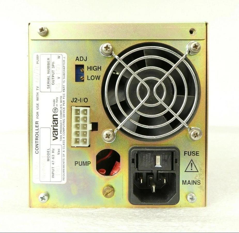 Used TV 60 Varian Vacuum Technologies 9699841 Turbomolecular Pump Controller Working
