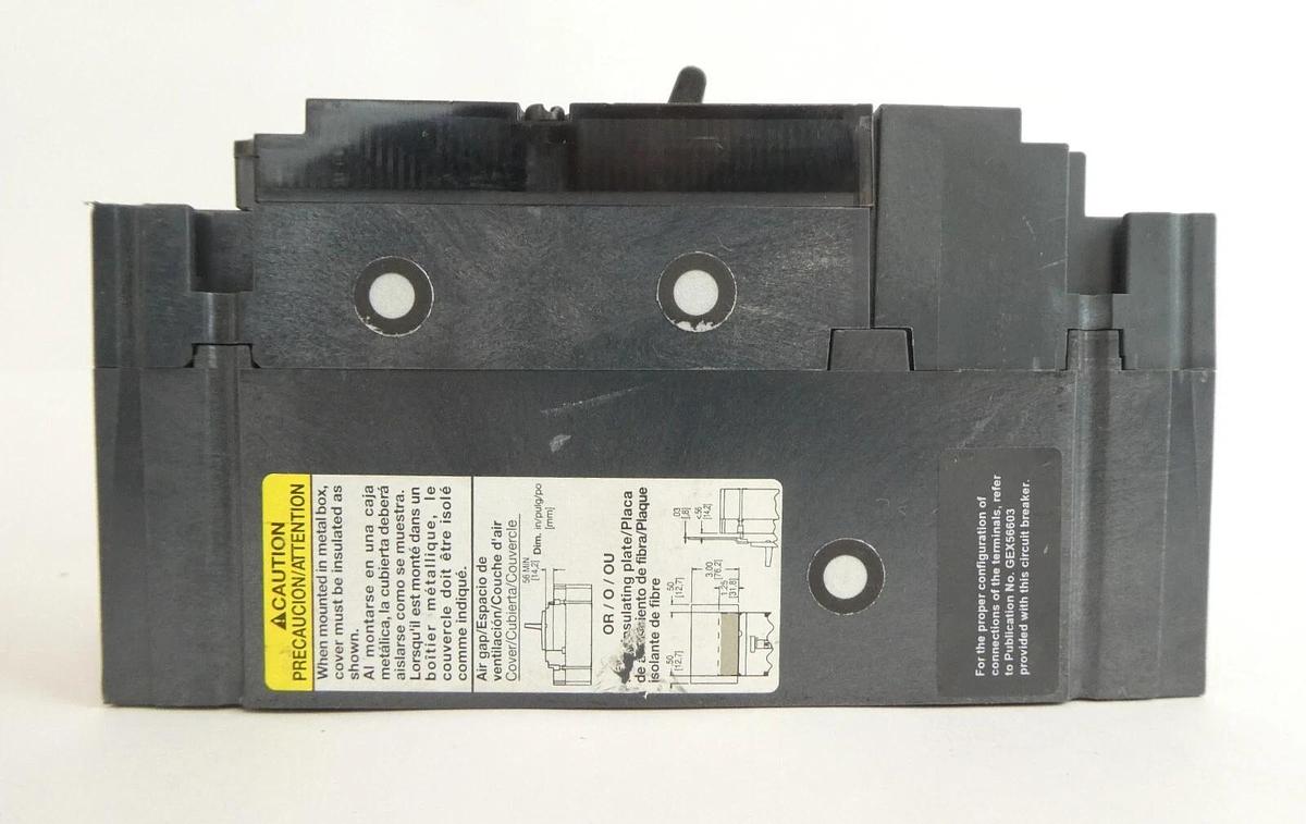 Used Schneider Electric HDL36020 3-Pole Circuit Breaker PowerPact HD 060 Working