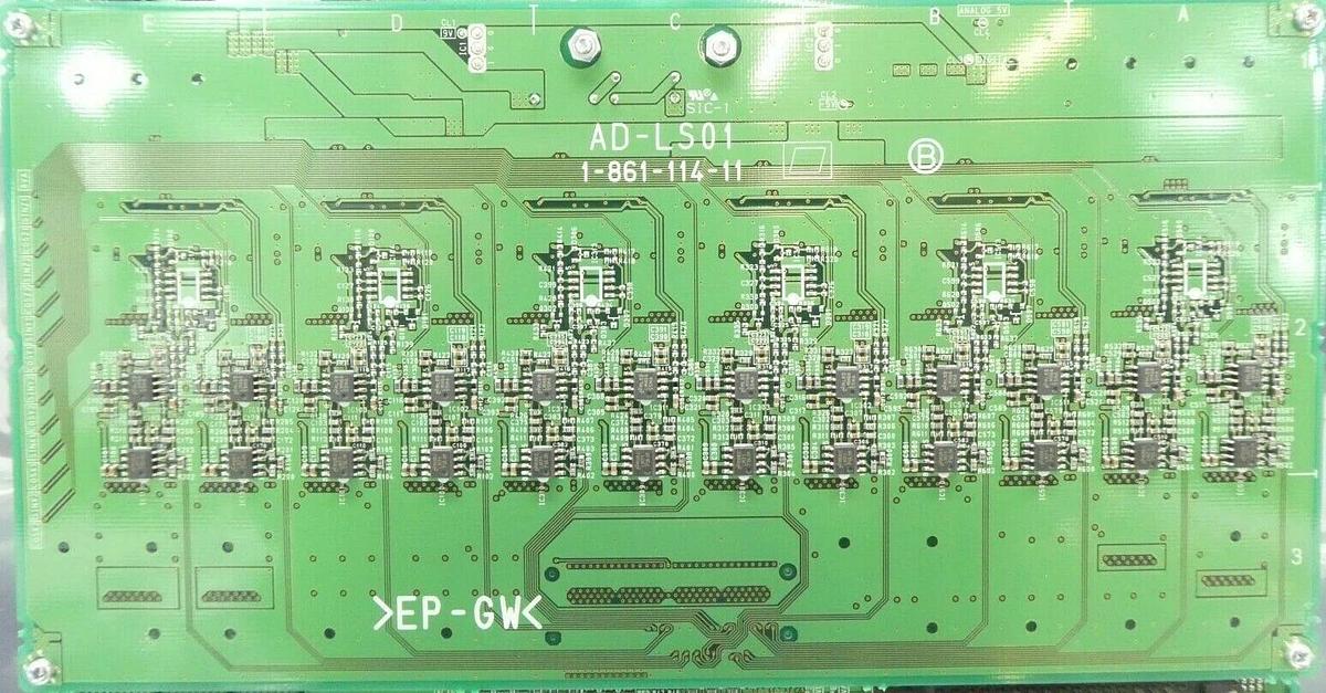 Used Sony 1-861-113-11 Laserscale Processor PCB Card VME DPR-LS35 Nikon NSR Working