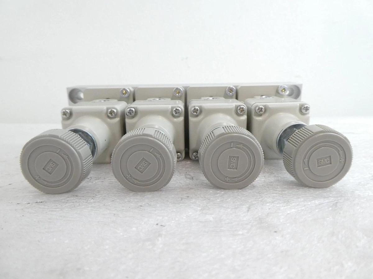 SMC IRM10-4-14 Precision Regulator Manifold Lot of 2 New Surplus