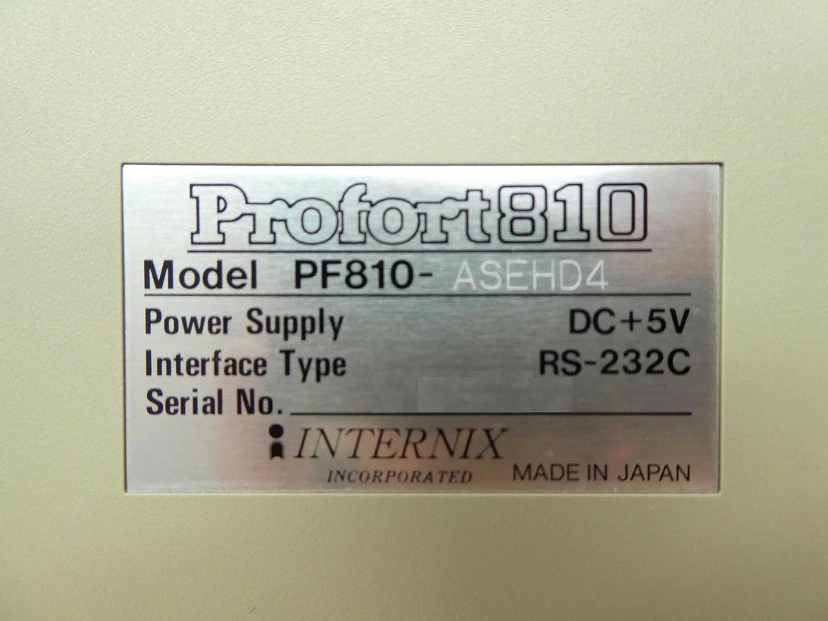 Used Internix PF810-ASEHD4 Robot Hand Held Teach Pendant Profort810 Working Surplus