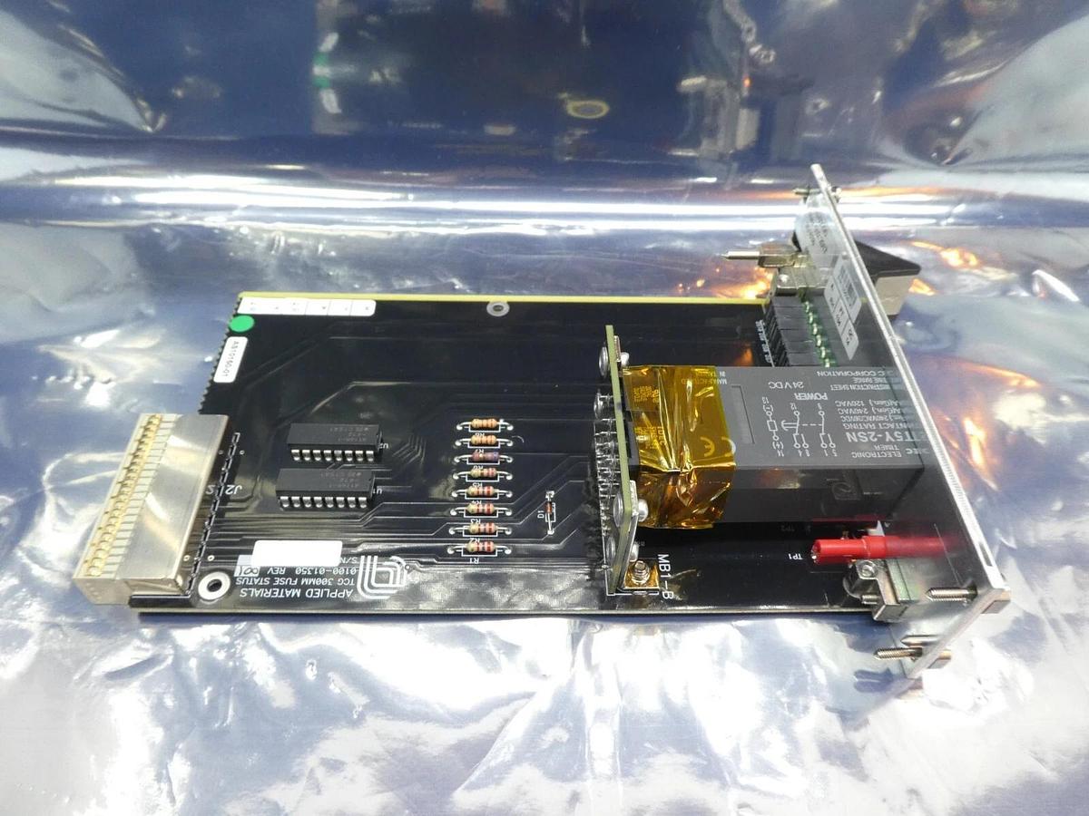 Used AMAT Applied Materials 0090-02290 Fuse Status PCB Card 0100-01350 Working
