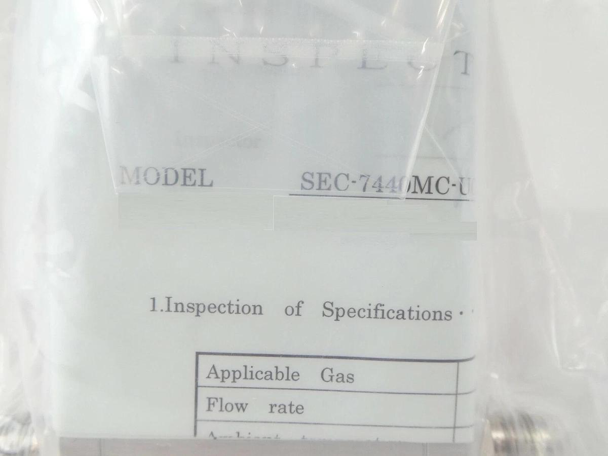 STEC SEC-7440M Mass Flow Controller MFC 1 SLM N2 Mattson 445-04230-00 New Spare