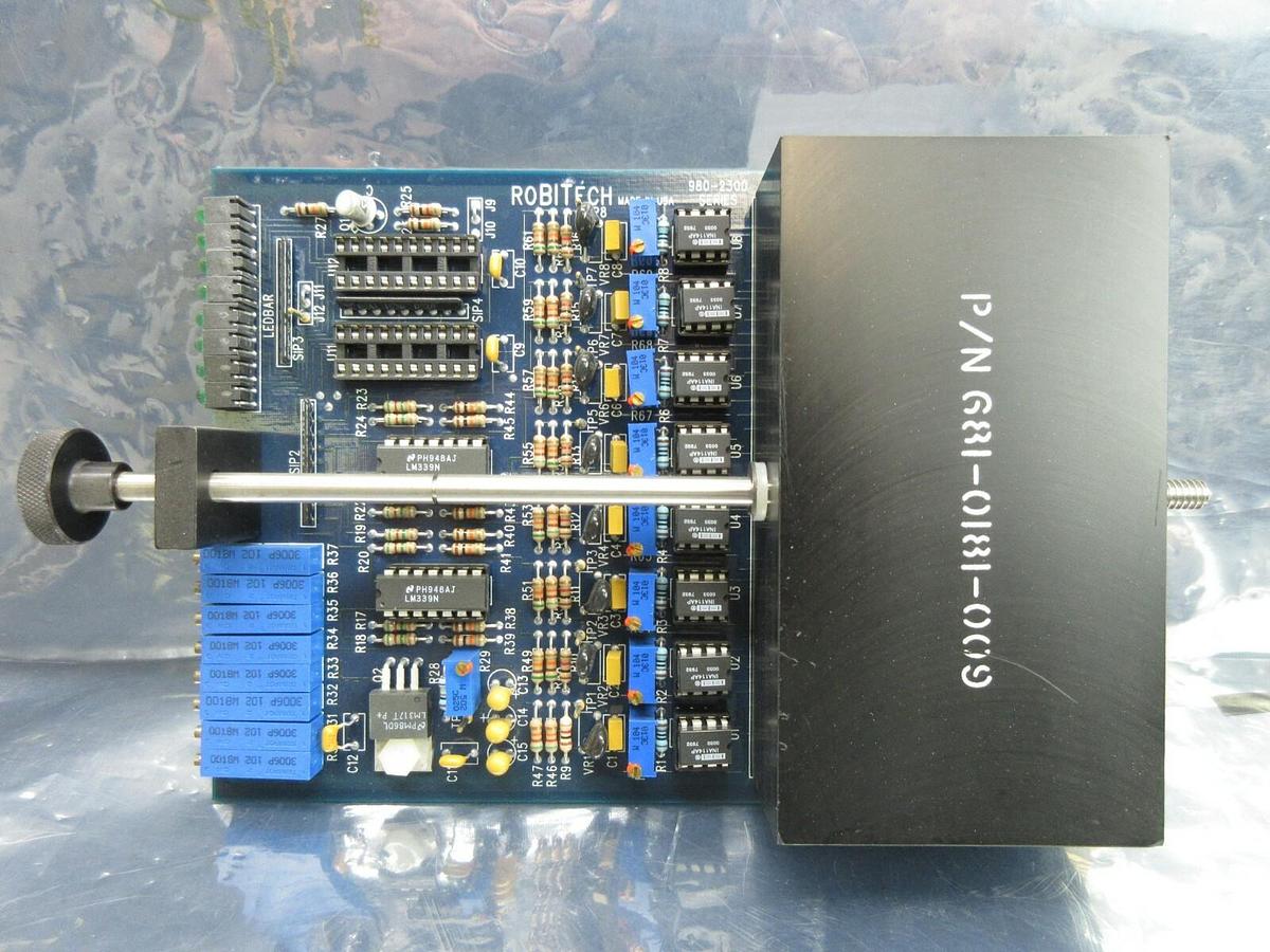Used Robitech 990-9131 Valve Module PCB Card 681-0181-009 980-2300 Series Used