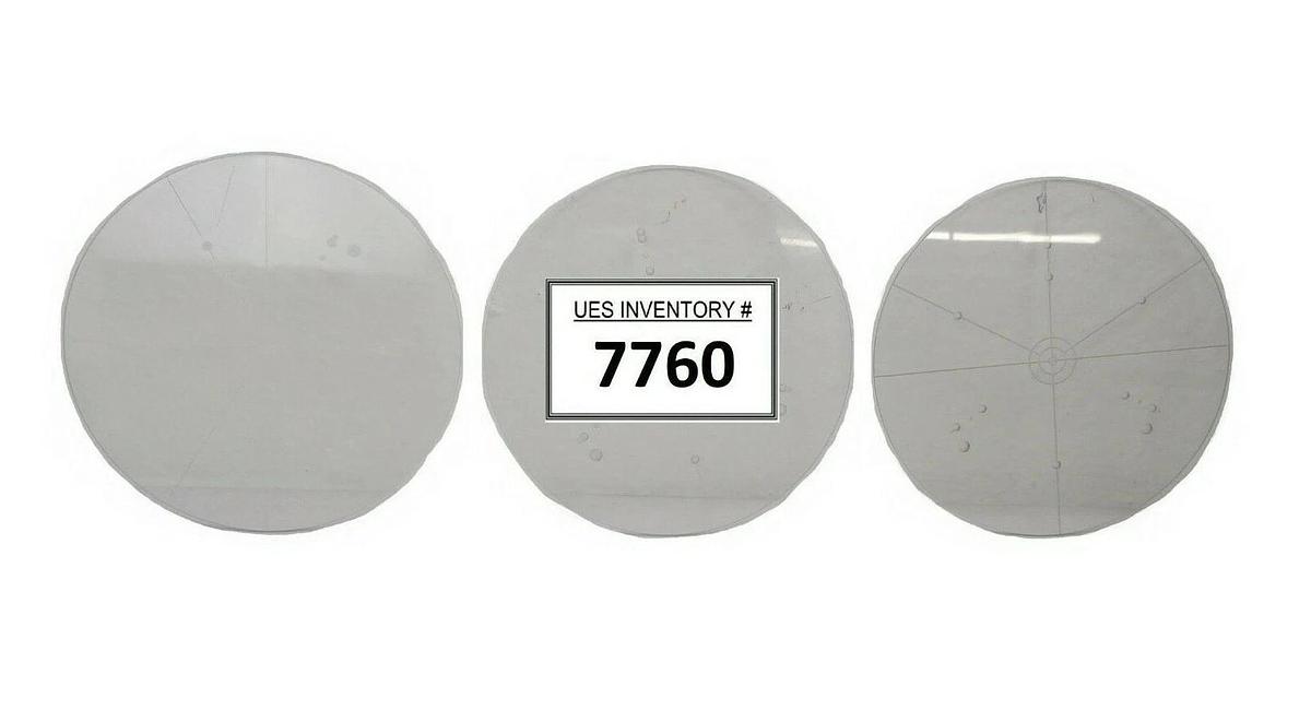 Used SVG Silicon Valley Group 90S 150mm Plastic Calibration Wafer Lot of 3 Working
