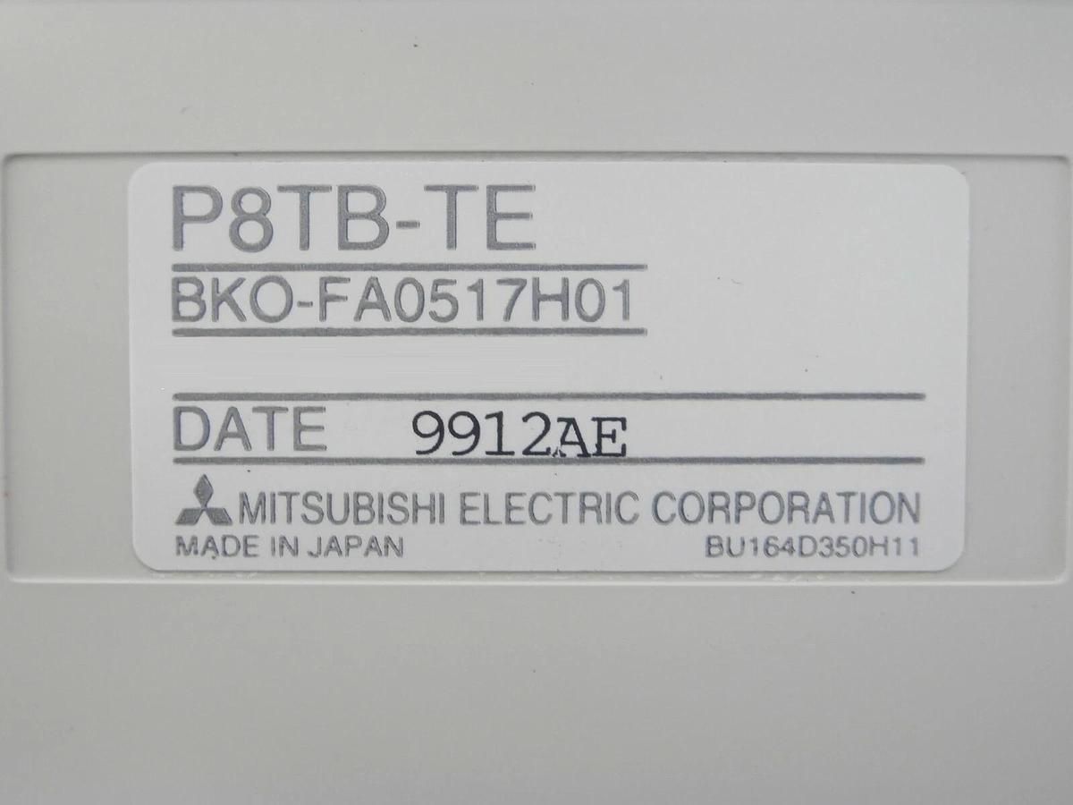 Used Mitsubishi P8TB-TE Industrial Robot Teaching Pendant BKO-FA0517H01 Working