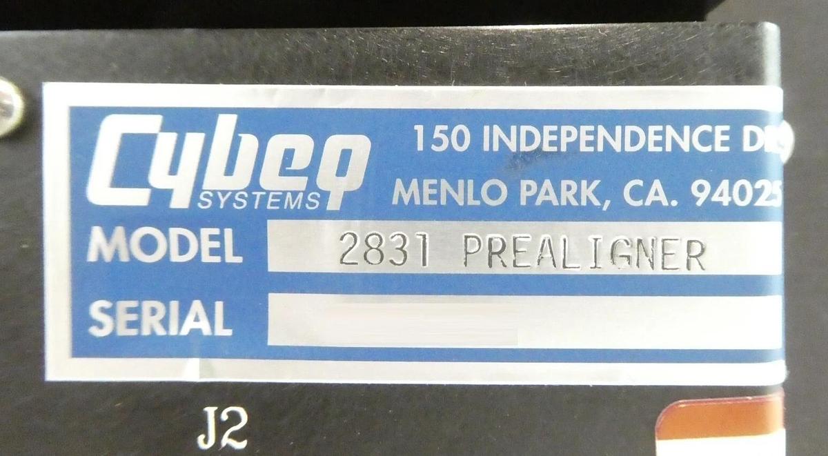 Used Cybeq Systems 2831 Prealigner Wafer Inspection Unit Working