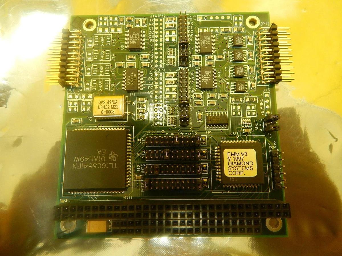 Used Diamond Systems EMERALD-MM V4B Digital I/O PCB Board 710145 KLA CRS-3000 Used