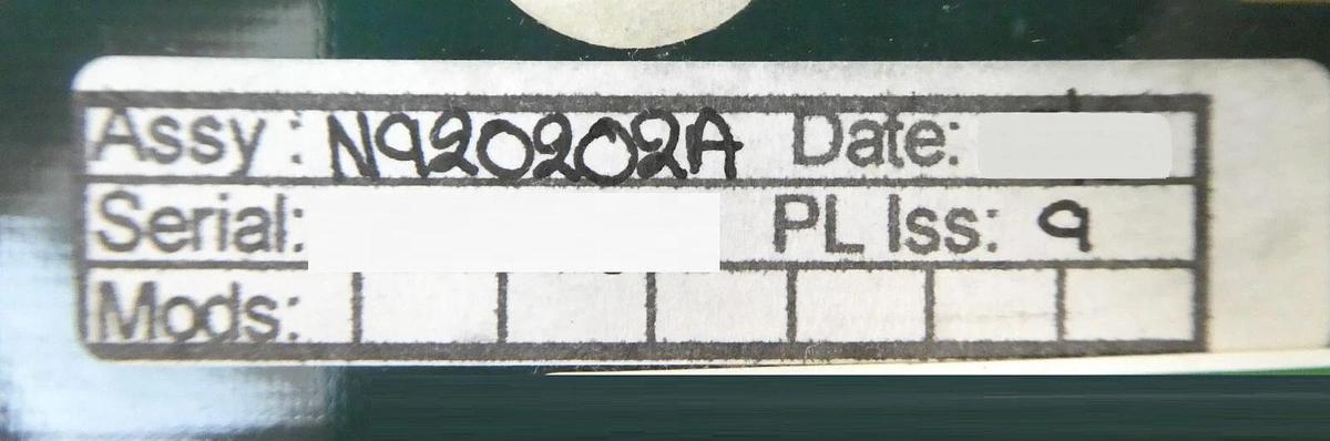 Used Micromass UK Limited N920202A Mass Scan Control PCB Quattro Ultmia Working