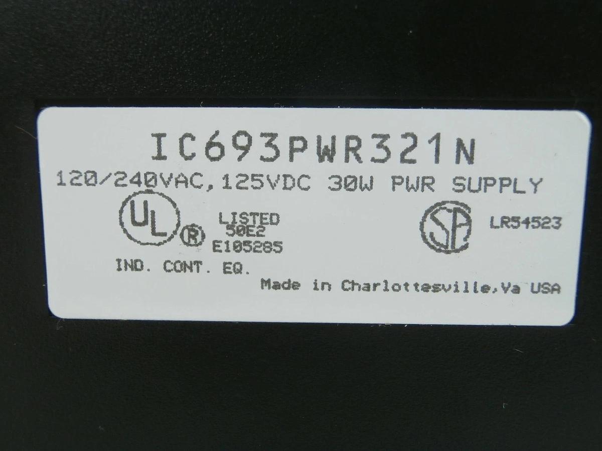Used GE Fanuc Series 90-30 10-Slot PLC Control System IC693PWR321N IC693MDL645B Used