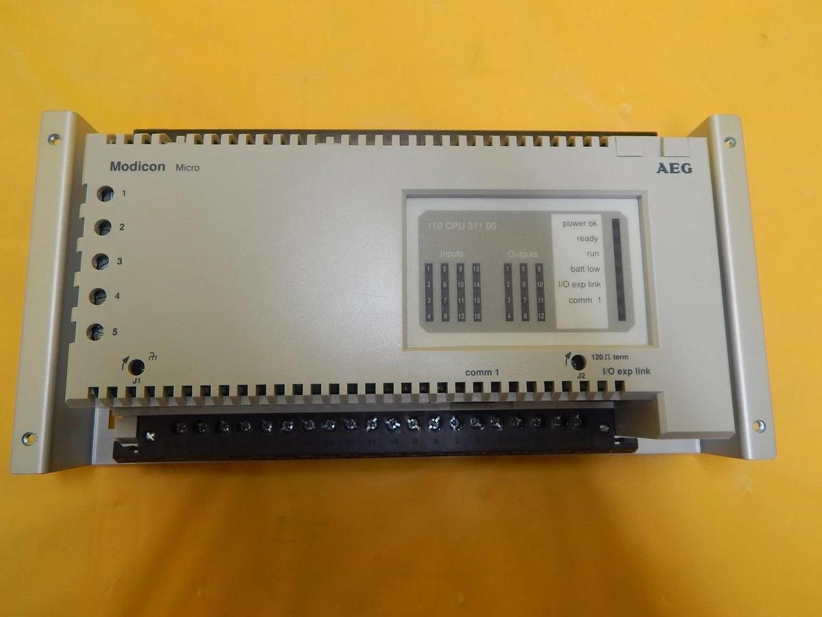 Used Schneider Automation 043 506 698 Modicon Micro 110 CPU 311 00 AEG Used Working