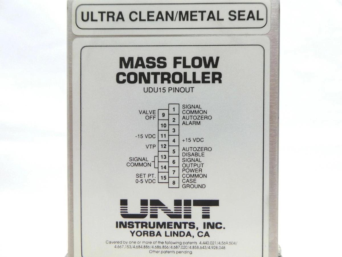 Used UNIT Instruments UFC-8160 Mass Flow Controller MFC 500 SCCM N2 Working Spare