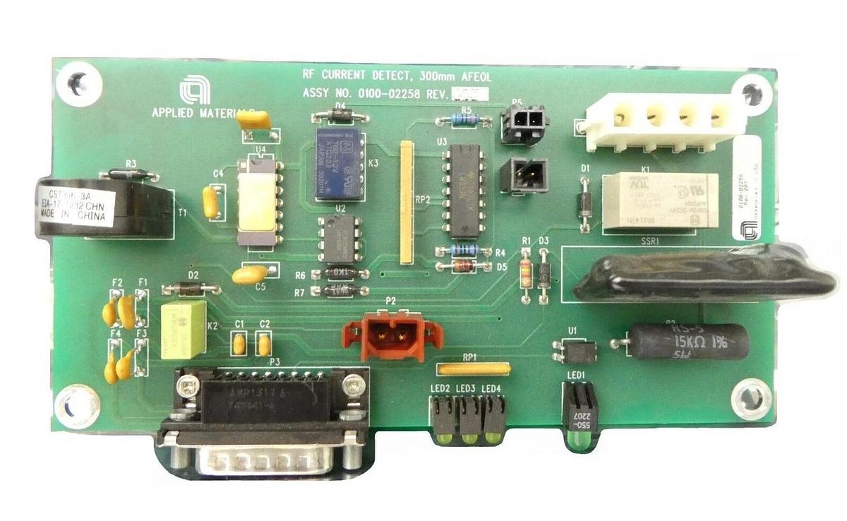 Used AMAT Applied Materials 0100-02258 300mm AFEOL RF Current Detector PCB Working