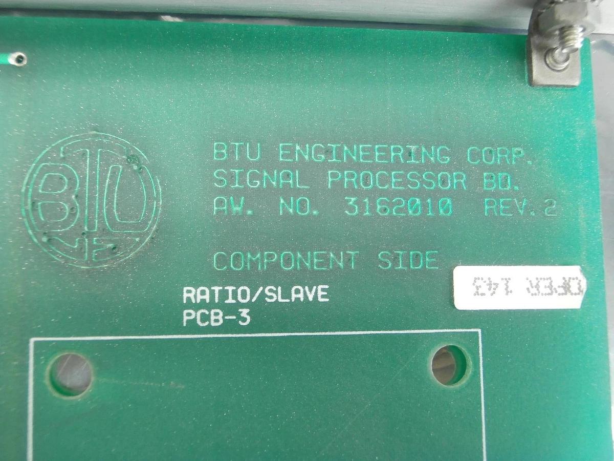 Used BTU Engineering 3162012 Signal Processor Pyrogenic Oxidation VME PCB Card Used