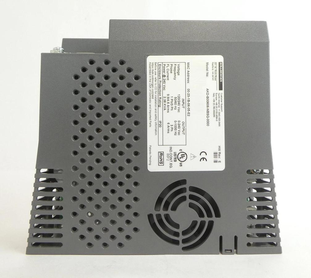 Kollmorgen AKD-B00606-NBSQ-0000 Servo Drive SynqNet New Surplus