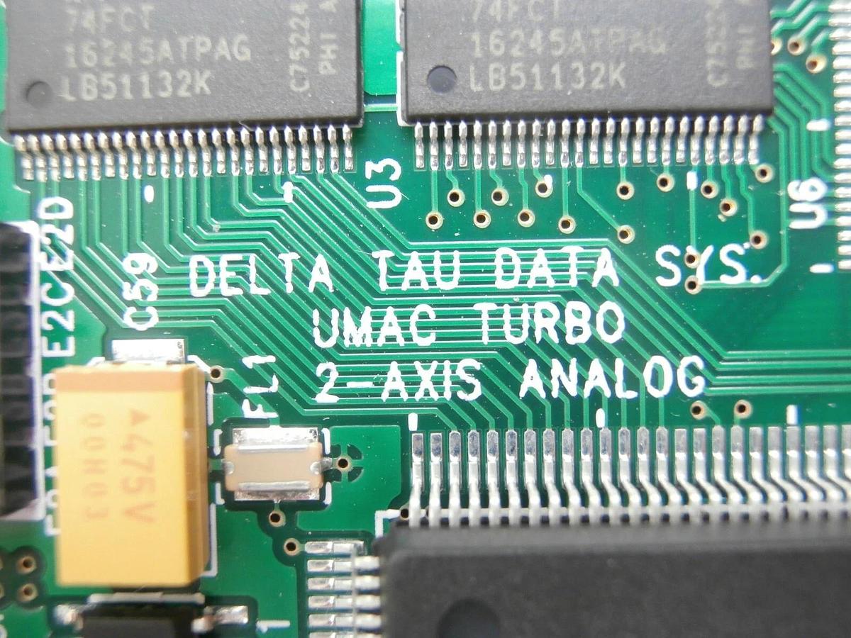Used Delta Tau 603398-10A UMAC Turbo 2-Axis Analog Interface PCB Card Working Spare