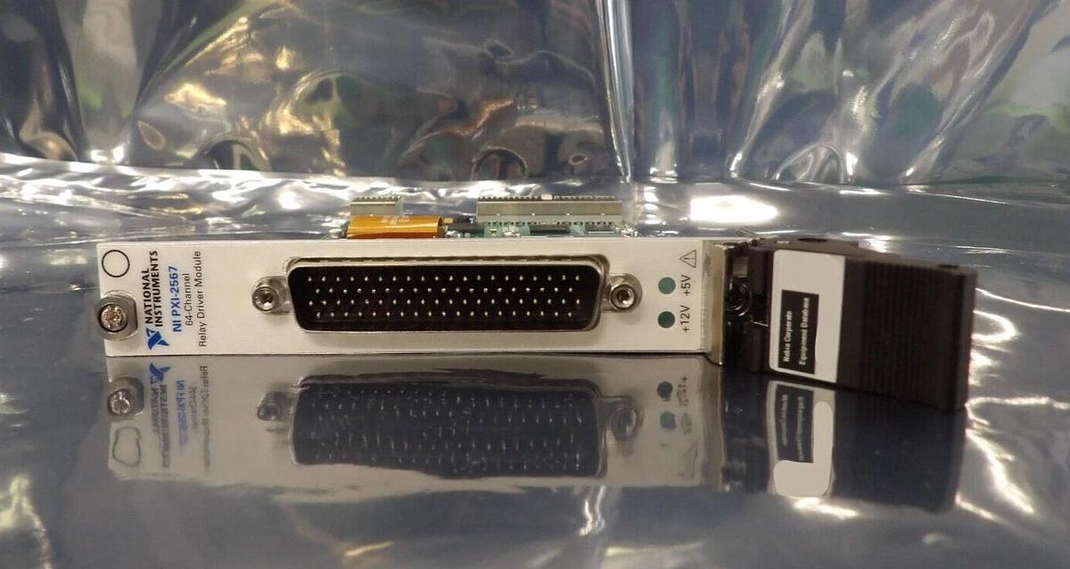 Used National Instruments NI PXI-2567 64-Channel Relay PCB Card PXI-CA3 PXI-1045