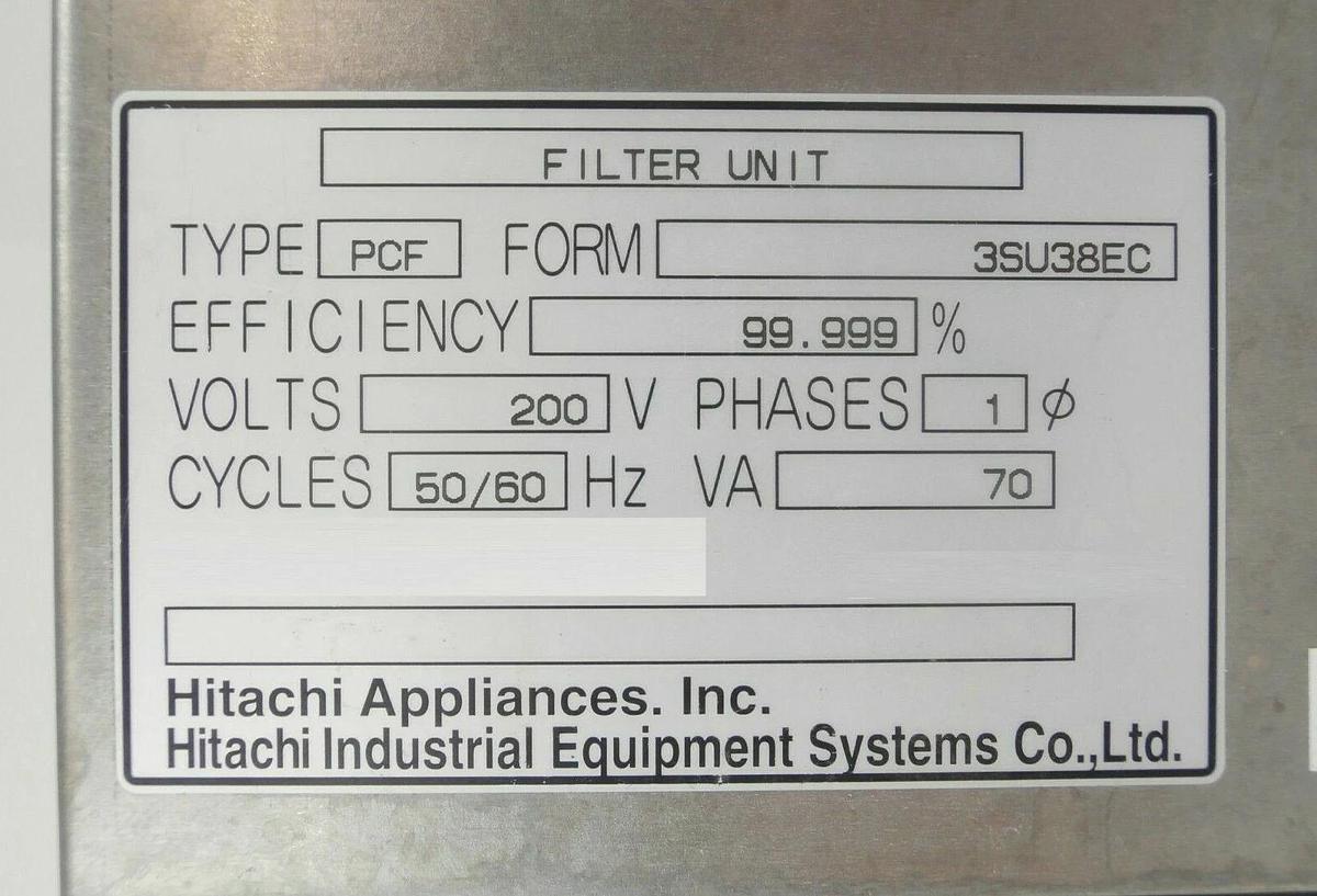 Used Hitachi 3SU38EC 62% Speed Controller Filter Unit Reseller Lot of 4 Working Spare