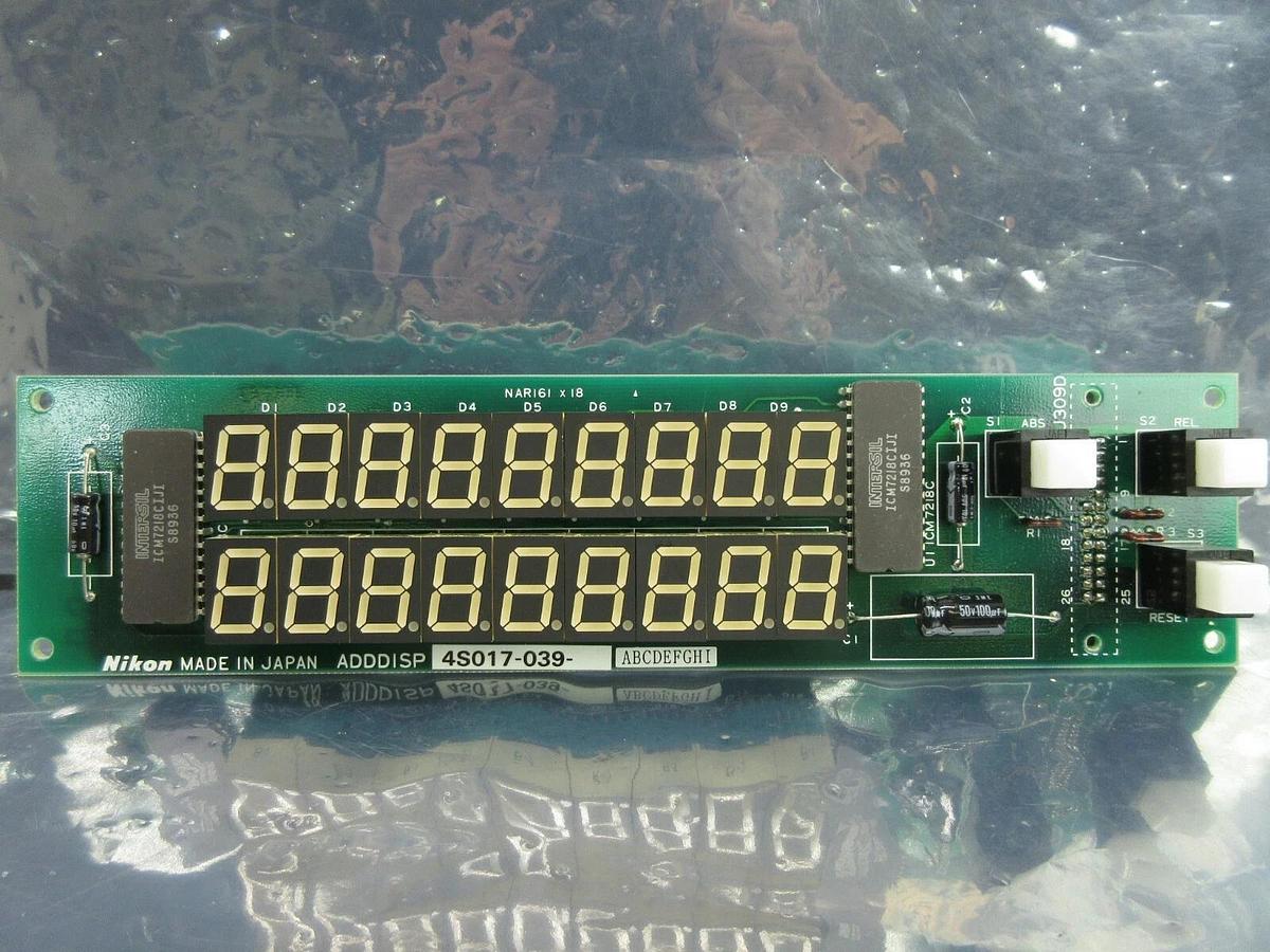 Used Nikon 4S017-039 Display Board PCB ADDDISP NSR System Used Working