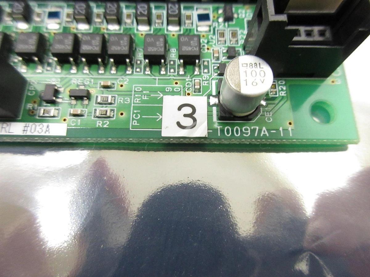 Used TEL Tokyo Electron FPC-T0097A-11 IF Fan Control Board #03A PCB TOB1102A Used
