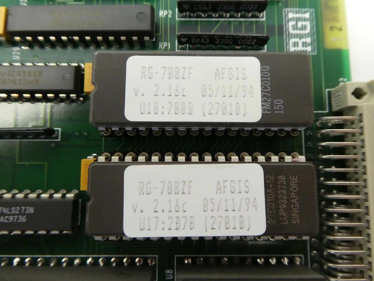 Used RGI Raster Graphics 51401 Processor PCB Card RG-700 6000700-09A Bio-Rad Q7 Spare