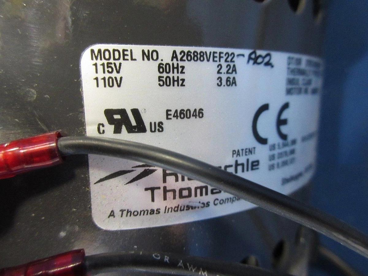 Used Rietschle Thomas A2688VEF22-A02 Pneumatic Pump Used Working
