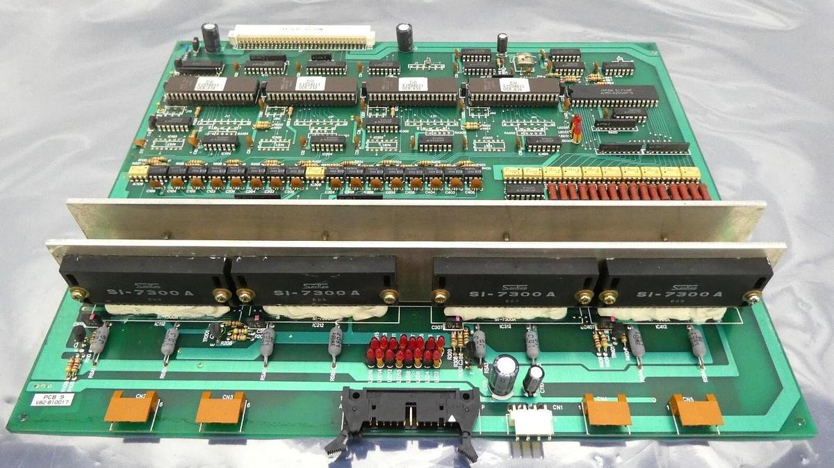 Used Osacom E1581X 10 Step Motor Control PCB E1534D01 VSEA V82-810017 Working
