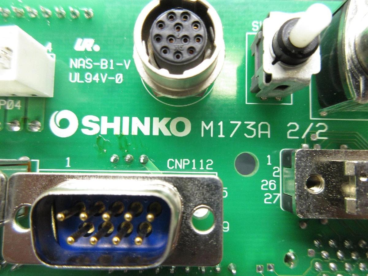 Used Shinko 3ASSYC806300 Operator Interface PCB no Key M173A 2/2 Asyst VHT5-1-1 Used