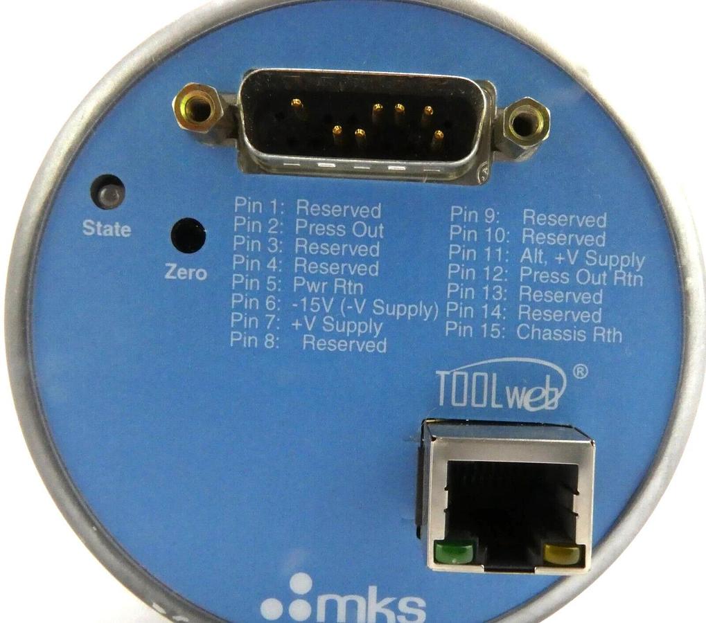 Used MKS Instruments E28C-29154 Baratron Pressure Transducer Tested Working