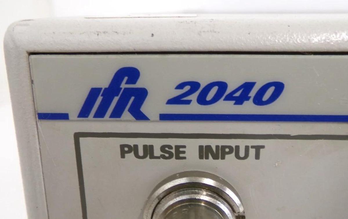 Used IFR 2040 10khz-1.35Ghz Low Noise Signal Generator Opt. 2 9.12 Error 04 Untested