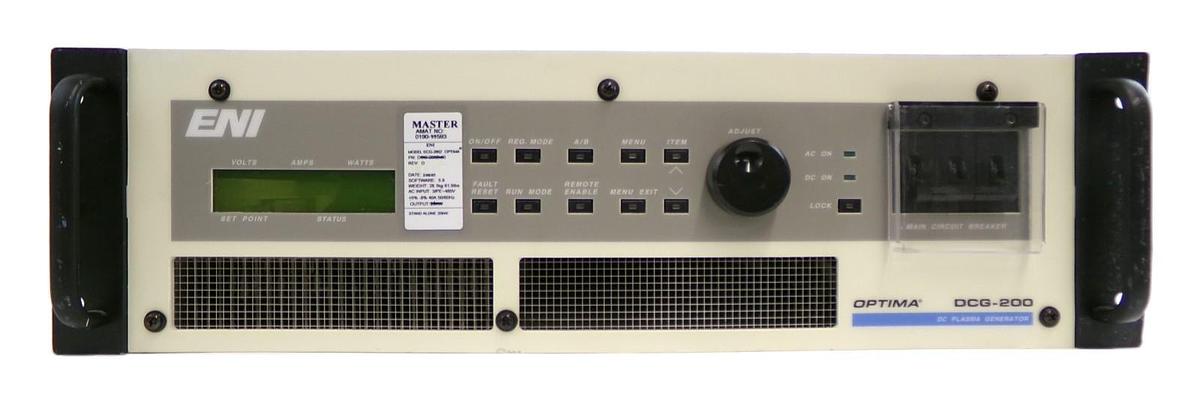 Used DCG-200Z Optima ENI DCG-200Z-00 DC Plasma Generator 10kW Master MKS Surplus