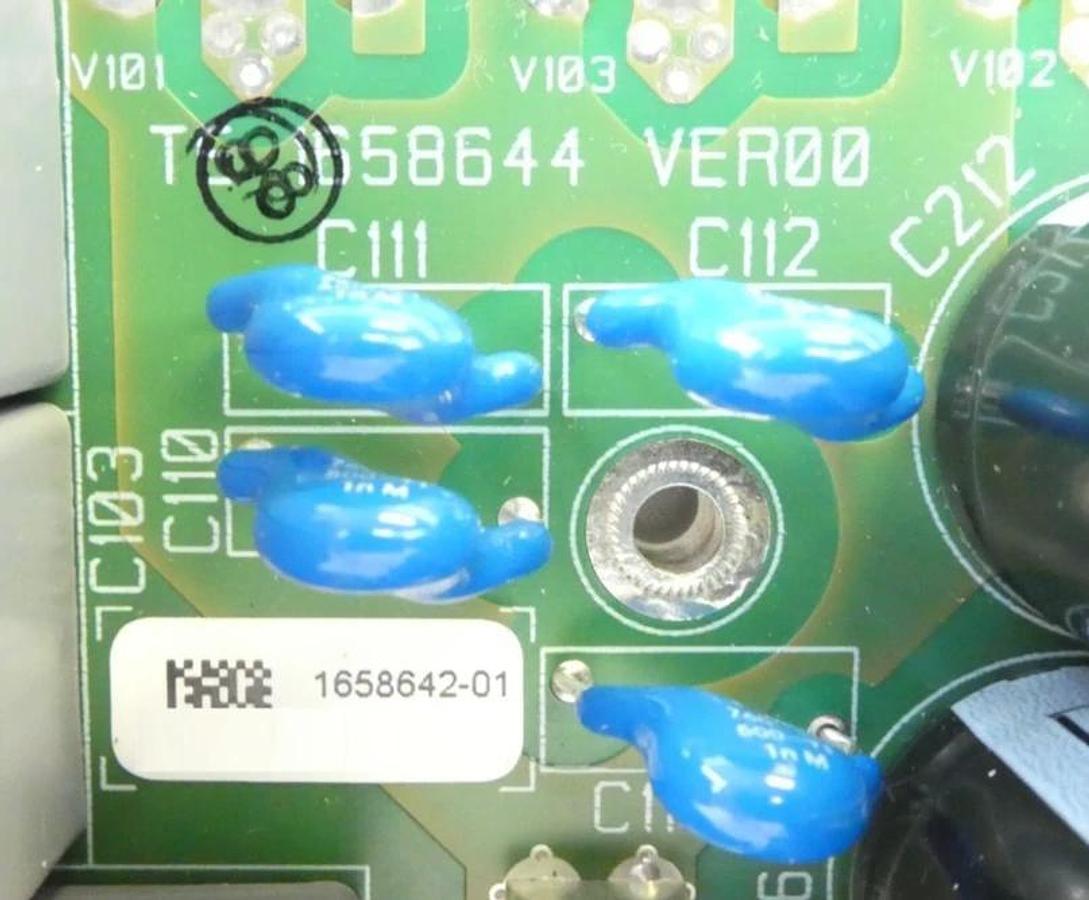 Used Huttinger 1658642-01 Power Distribution PCB Assembly TE 1658644 VER00 Working