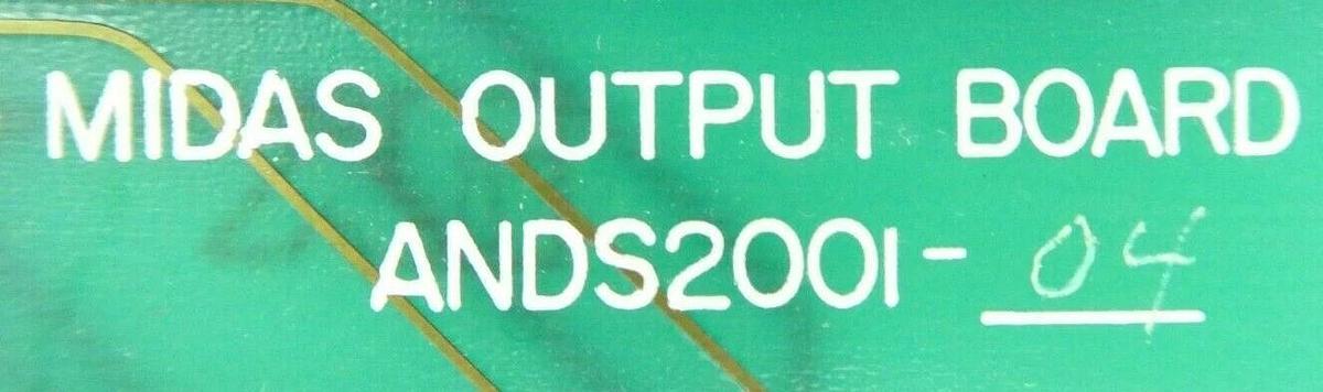 Used Analogic ANDS2001-4 Midas Output PCB Card D4-8624 Varian VSEA F9093001 Working