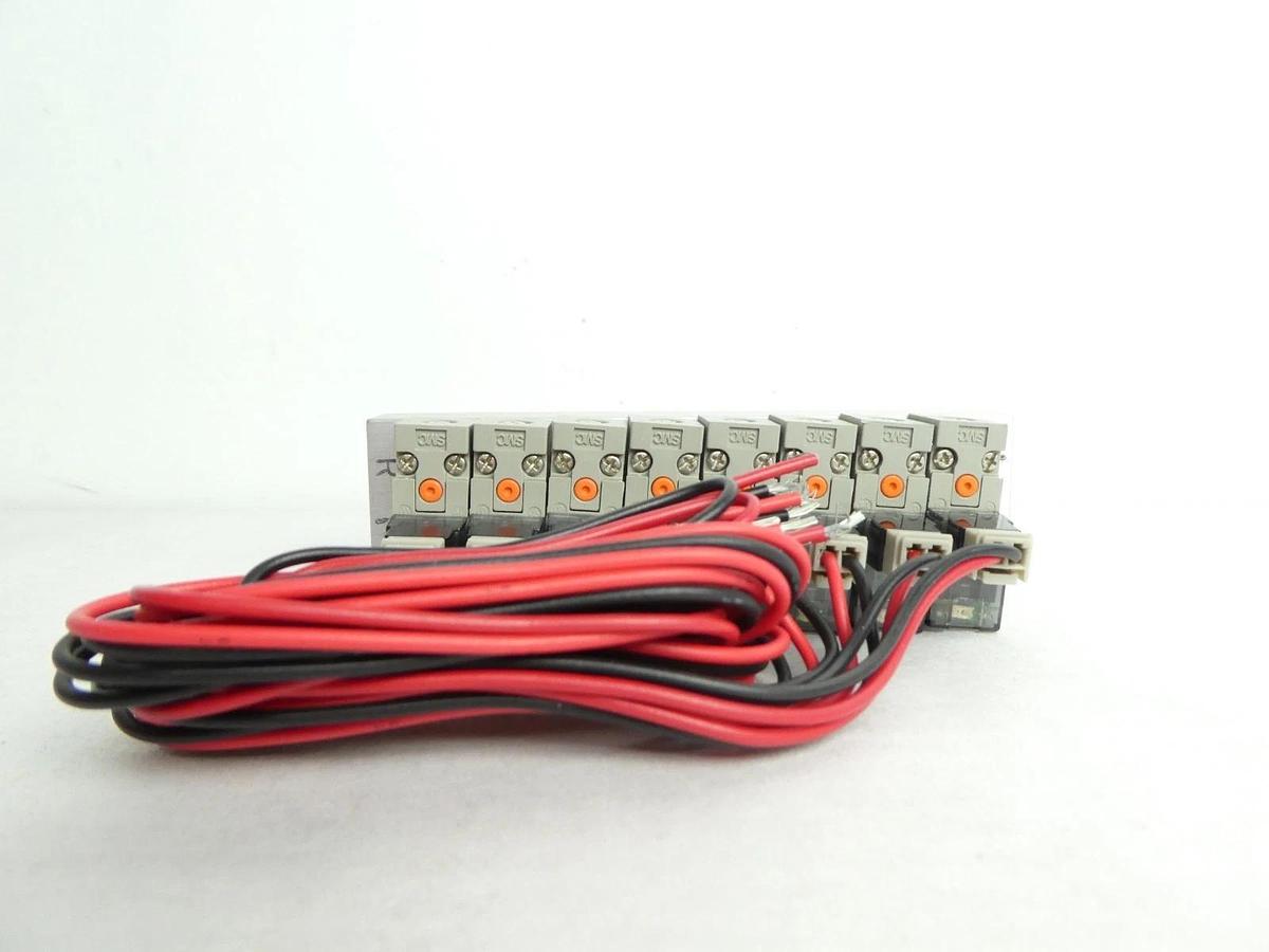 SMC US2141 8 Station Pneumatic Manifold ASM 4621304-0001 Lot of 7 New Surplus