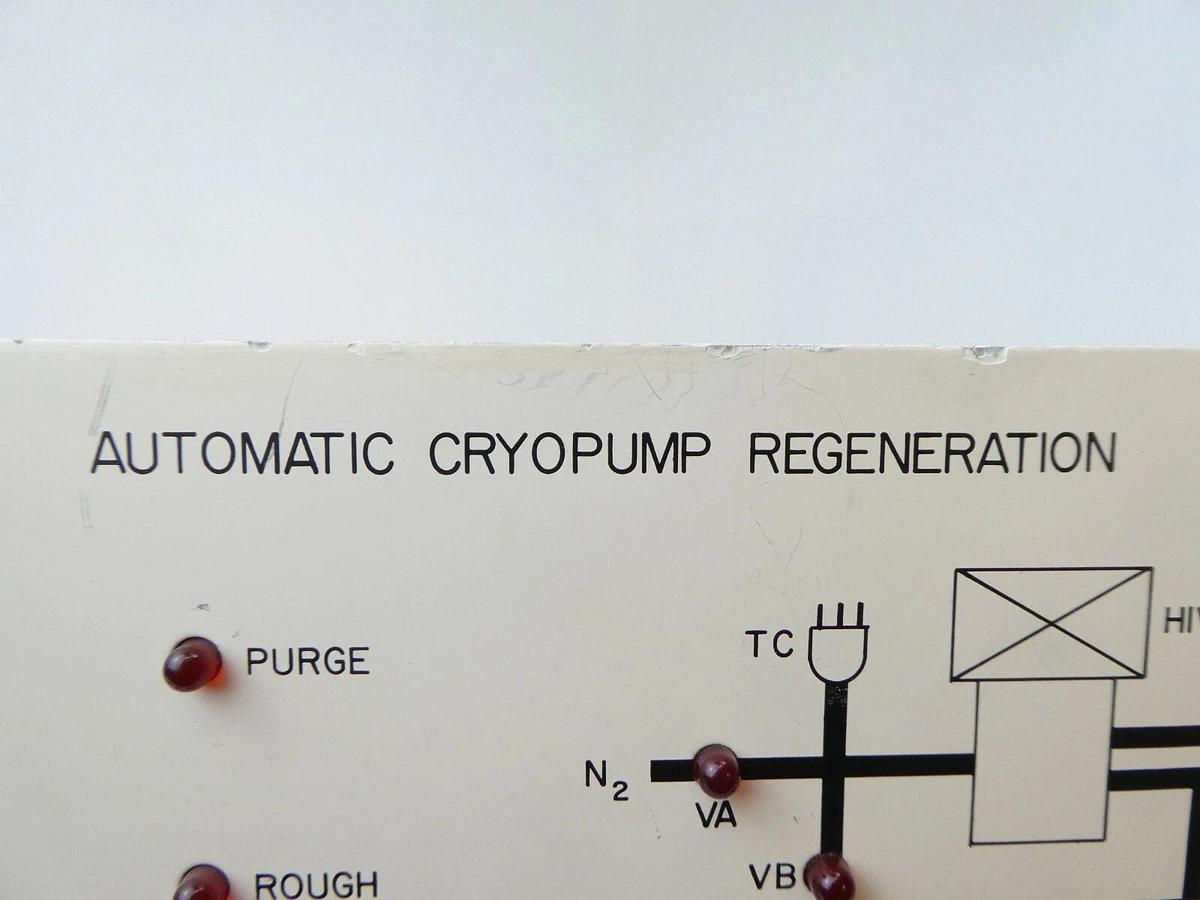 Used Varian F5354-1 Automatic Cryopump Regeneration Controller F5354001 Working Spare