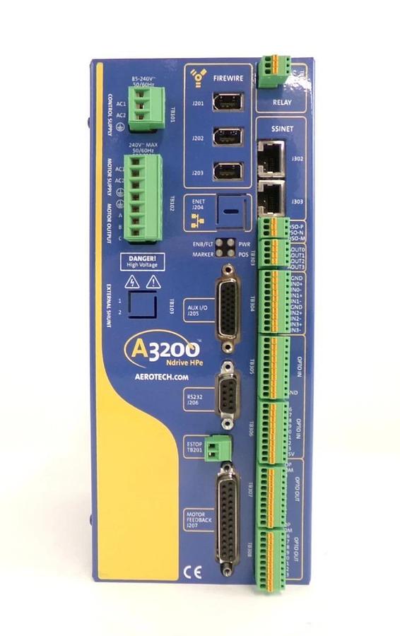 Used Aerotech NdriveHPe30-IO-S Networked Digital Servo Amplifier Lot of 2 Working